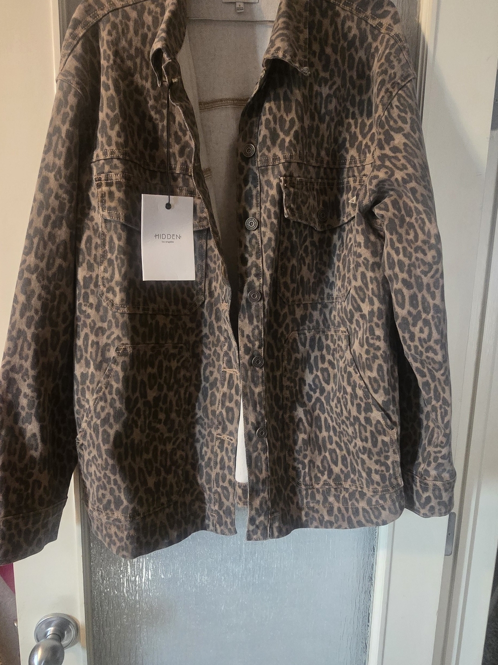 Leopard Print Jacket - Brown
